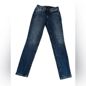 EUC Silver Jeans Suki Western Glove Works skinny jeans 25w/29in